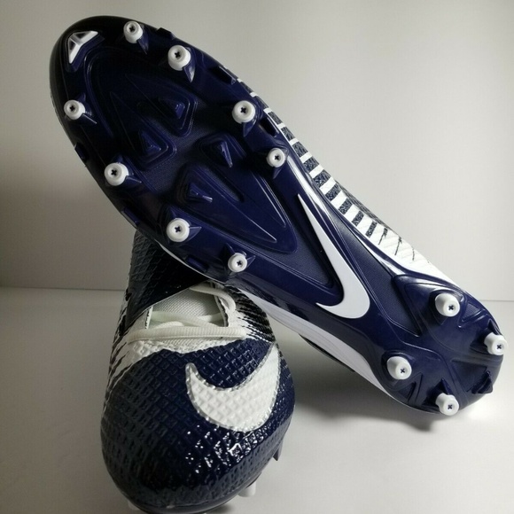Nike Lunar Beast Pro TD CF Football Cleats Men\'s Size 16 White Blue New main image 5